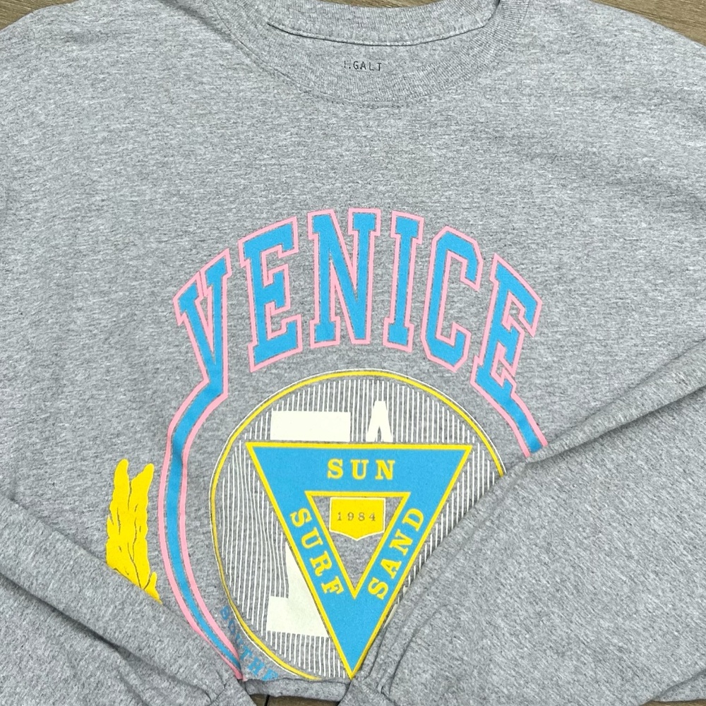 Brandy Melville/ J Galt Venice Crop Long Sleeve